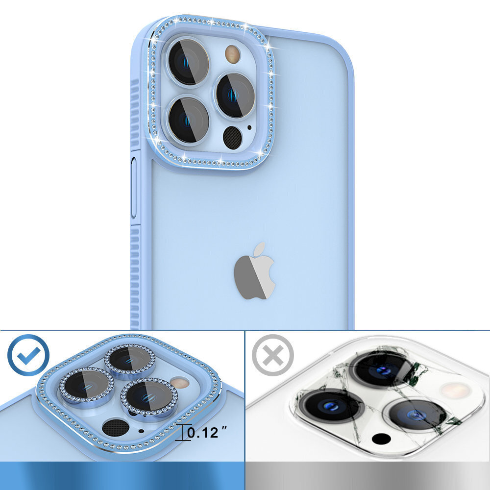 Kingxbar Sparkle Series iPhone 13 Pro Max Blue cena un informācija | Telefonu vāciņi, maciņi | 220.lv