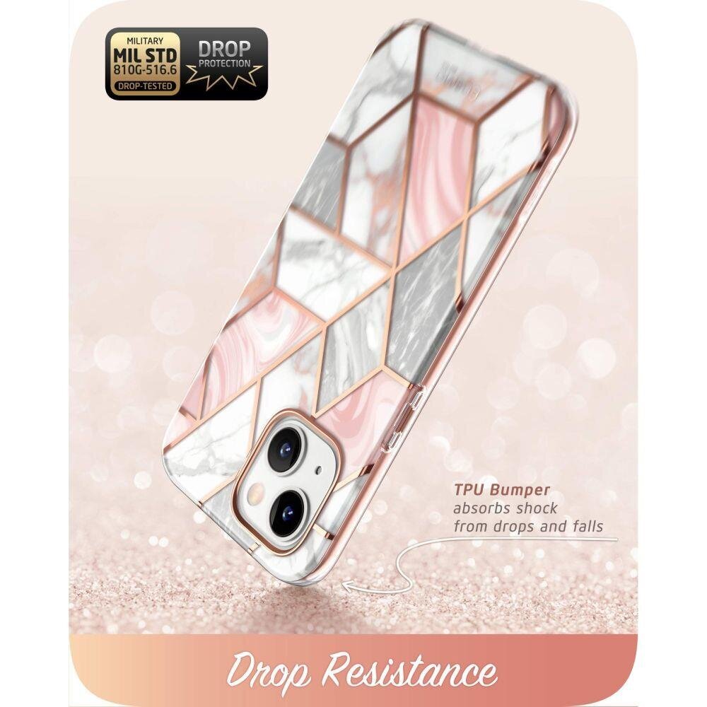 Supcase Cosmo iPhone 13 / 14 Marble Pink cena un informācija | Telefonu vāciņi, maciņi | 220.lv