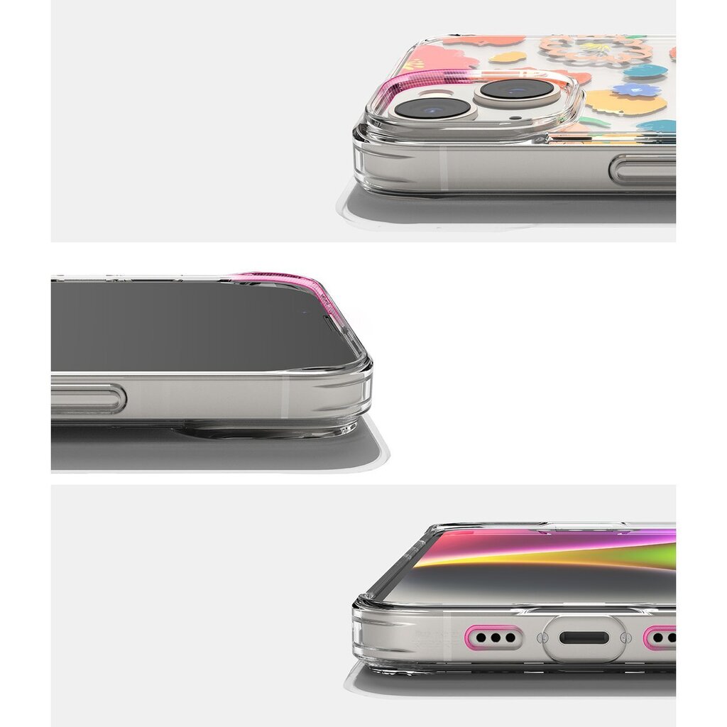 Ringke Fusion Sleeve iPhone 14 Plus transparent (Floral) (FD637E31) cena un informācija | Telefonu vāciņi, maciņi | 220.lv