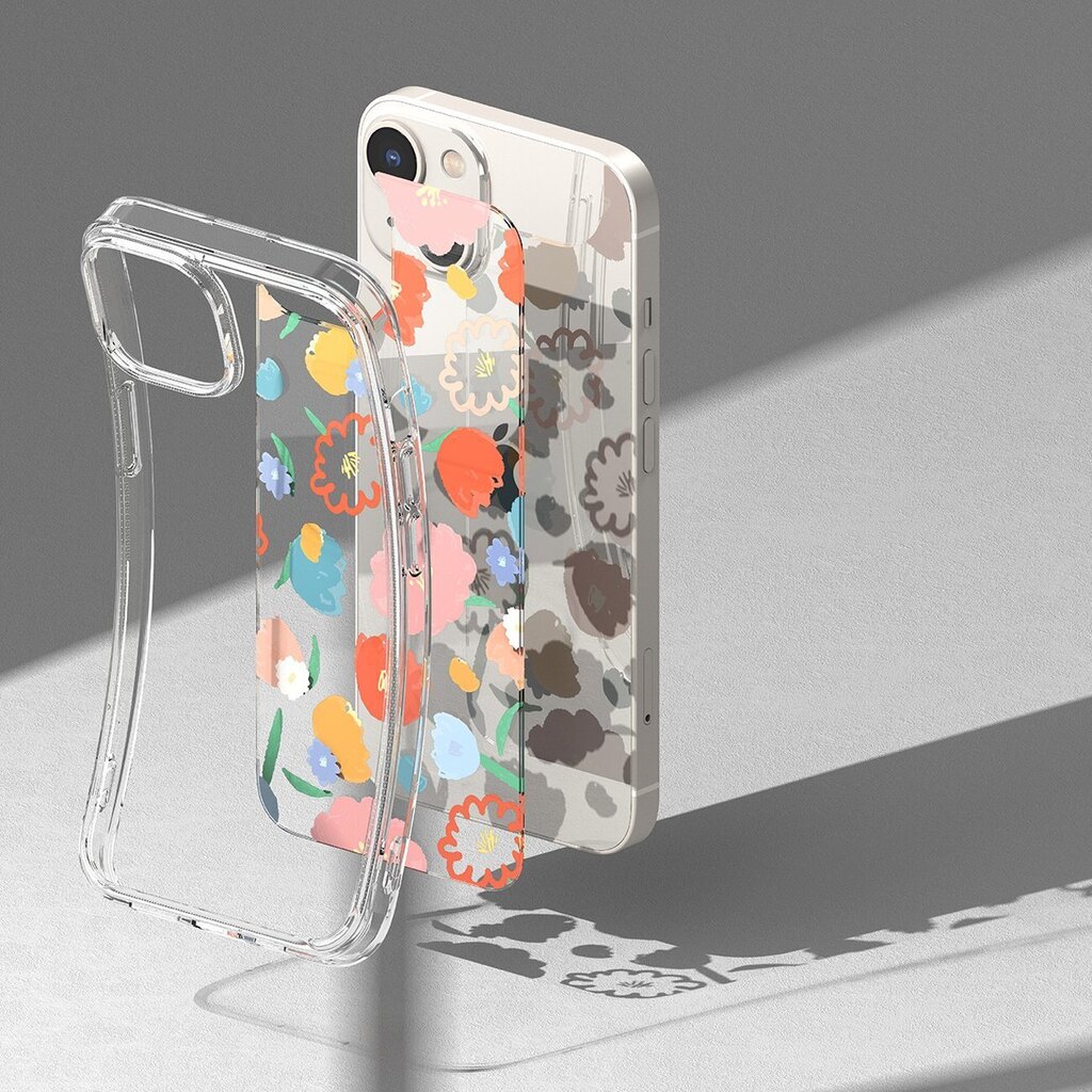 Ringke Fusion Sleeve iPhone 14 Plus transparent (Floral) (FD637E31) cena un informācija | Telefonu vāciņi, maciņi | 220.lv