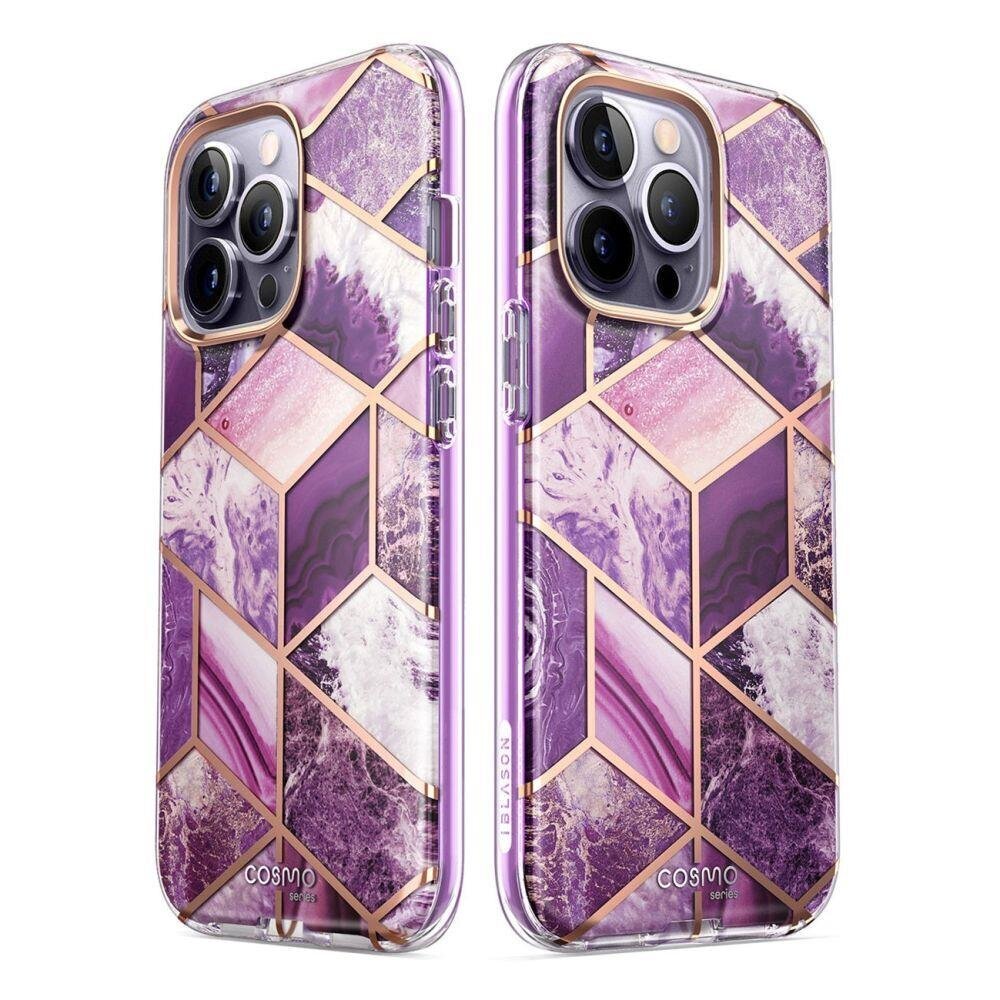 Supcase Cosmo iPhone 14 Pro Max Marble Purple cena un informācija | Telefonu vāciņi, maciņi | 220.lv