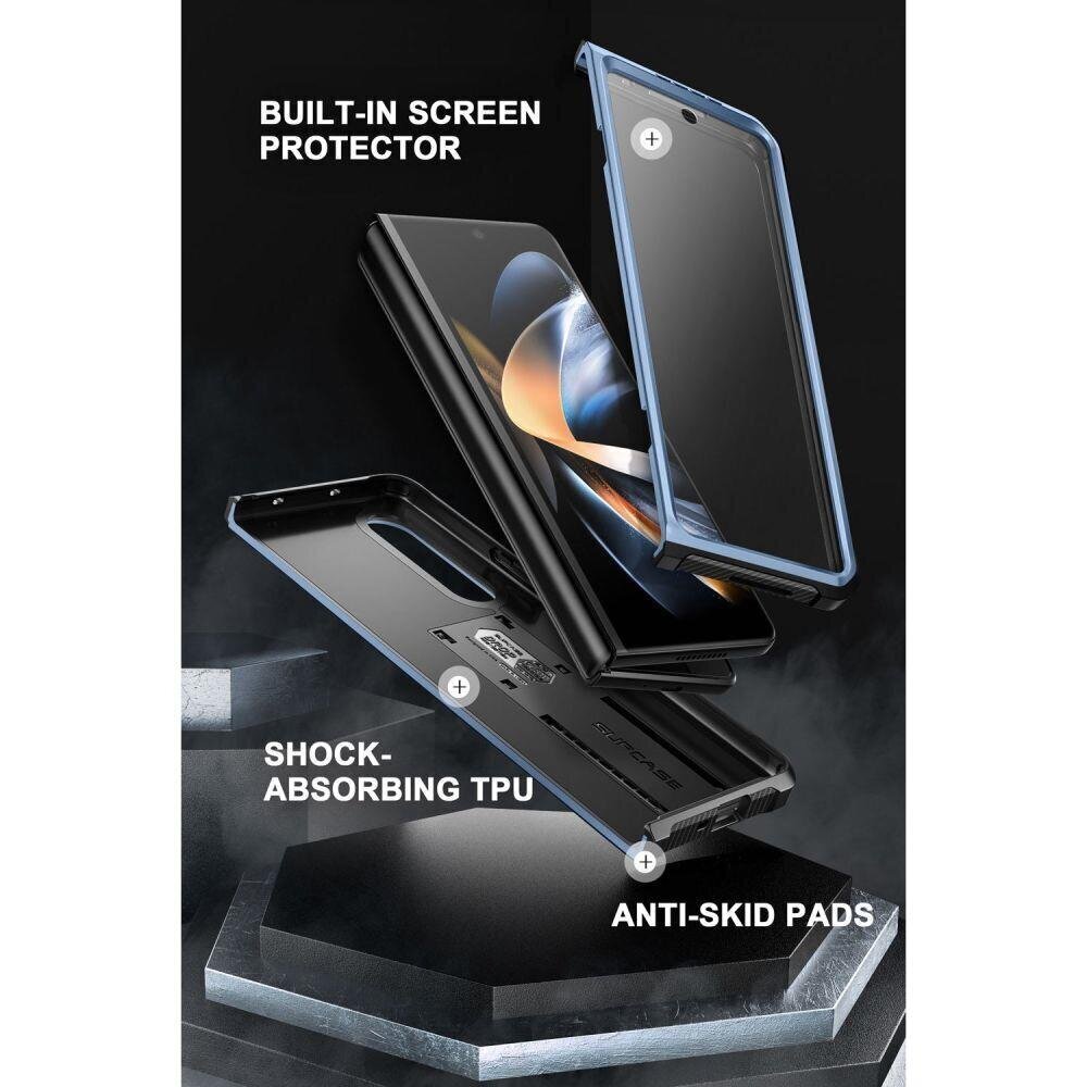 Supcase Unicorn Beetle Samsung Galaxy Z Fold 4 Blue cena un informācija | Telefonu vāciņi, maciņi | 220.lv