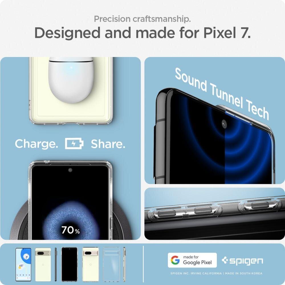 Spigen Ultra Hybrid Google Pixel 7 transparent cena un informācija | Telefonu vāciņi, maciņi | 220.lv