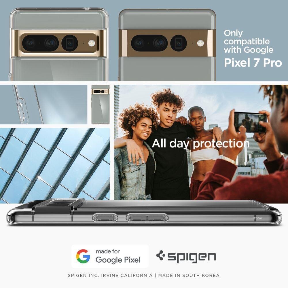 Spigen Ultra Hybrid Google Pixel 7 Pro transparent cena un informācija | Telefonu vāciņi, maciņi | 220.lv