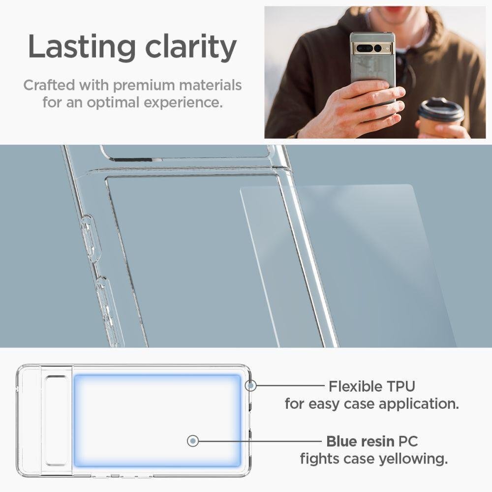 Spigen Ultra Hybrid Google Pixel 7 Pro transparent cena un informācija | Telefonu vāciņi, maciņi | 220.lv