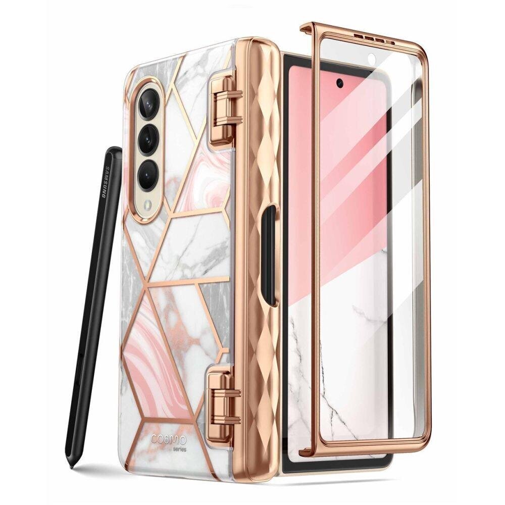 Supcase Cosmo PEN Galaxy Fold 4 Marble cena un informācija | Telefonu vāciņi, maciņi | 220.lv