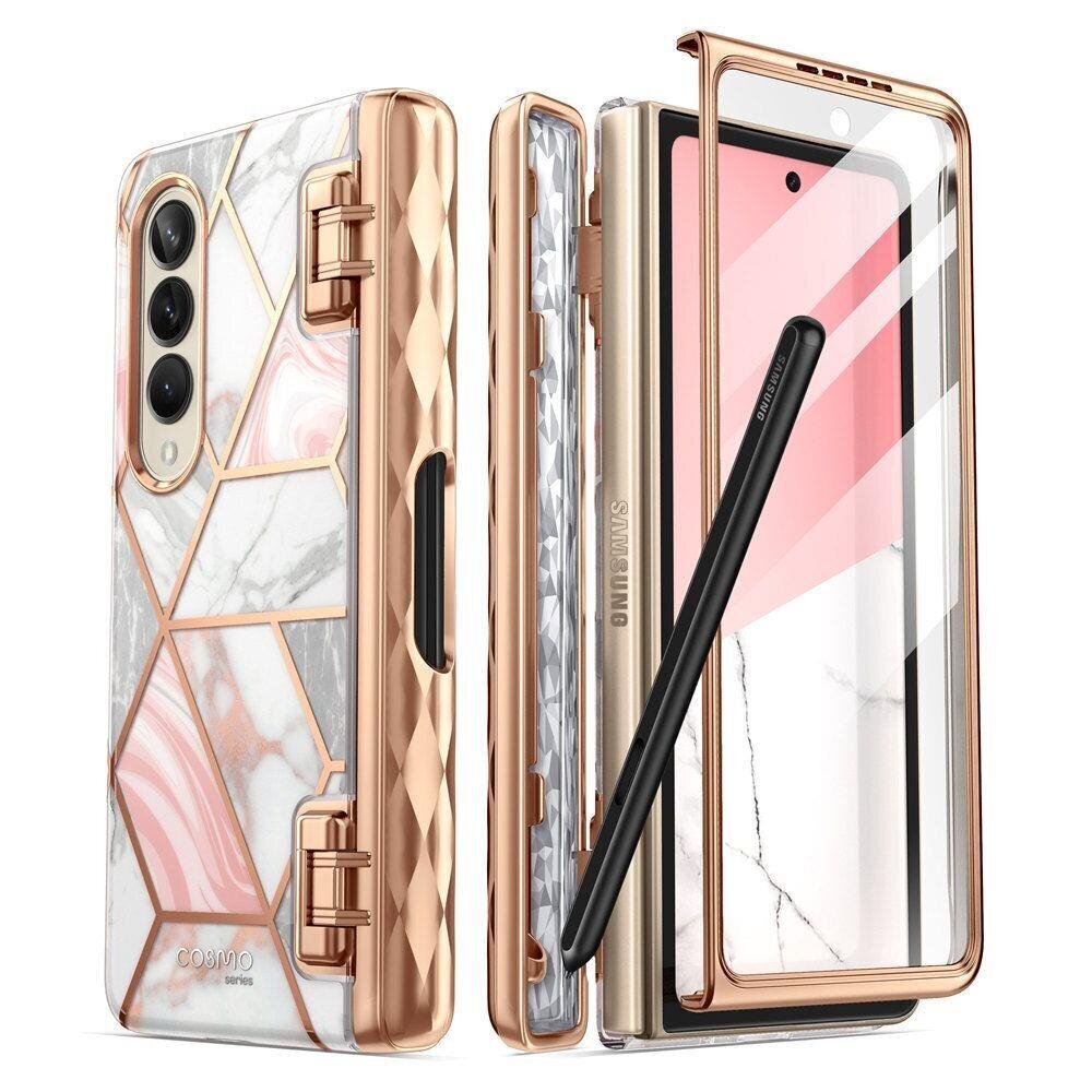 Supcase Cosmo PEN Galaxy Fold 4 Marble cena un informācija | Telefonu vāciņi, maciņi | 220.lv