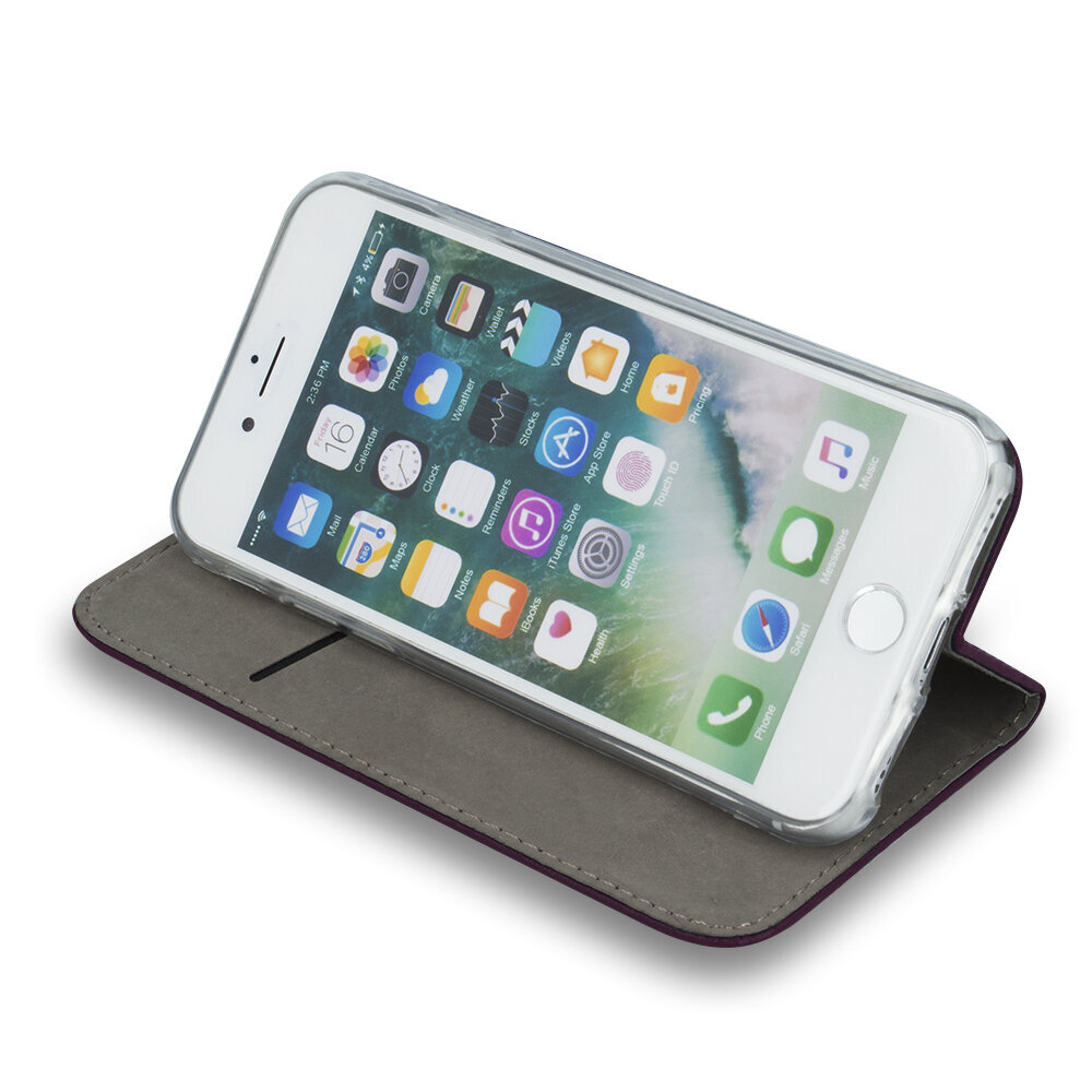 Smart Magnetic iPhone 13 Pro 6,1" burgundy cena un informācija | Telefonu vāciņi, maciņi | 220.lv