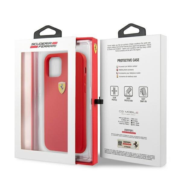 Ferrari FESSIHCP13SRE iPhone 13 mini 5.4 "red Silicone cena un informācija | Telefonu vāciņi, maciņi | 220.lv