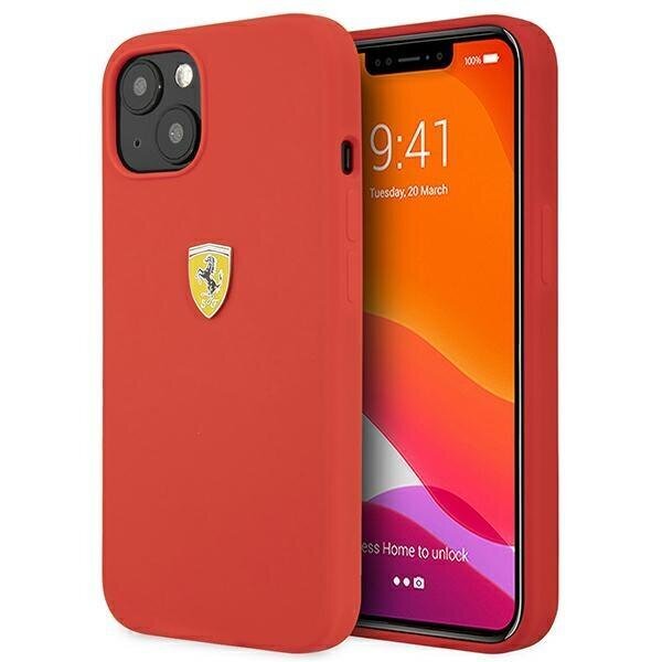 Ferrari FESSIHCP13SRE iPhone 13 mini 5.4 "red Silicone cena un informācija | Telefonu vāciņi, maciņi | 220.lv