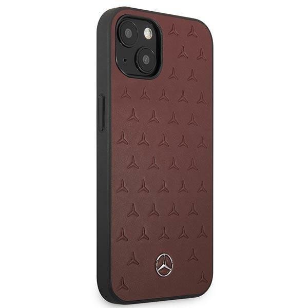 Mercedes MEHCP13MPSQRE iPhone 13 6.1 "red Leather Stars цена и информация | Telefonu vāciņi, maciņi | 220.lv