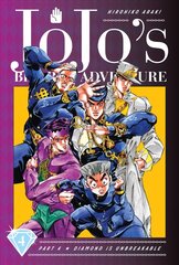 JoJo's Bizarre Adventure: Part 4--Diamond Is Unbreakable, Vol. 4 цена и информация | Фантастика, фэнтези | 220.lv