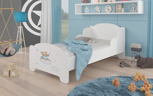 Кровать ADRK Furniture Amadis Teddy Bear and Cloud, белая цена и информация | Детские кровати | 220.lv