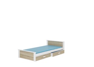 Кровать ADRK Furniture Aldex, коричневая цена и информация | Детские кровати | 220.lv