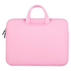 Универсальный чехол для ноутбука 15,6", розовый цена и информация | Рюкзаки, сумки, чехлы для компьютеров | 220.lv