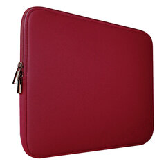Универсальный чехол для ноутбука 15,6 ", красный цена и информация | Рюкзаки, сумки, чехлы для компьютеров | 220.lv