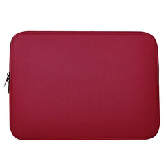 Универсальный чехол для ноутбука 15,6 ", красный цена и информация | Рюкзаки, сумки, чехлы для компьютеров | 220.lv