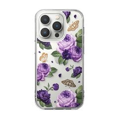 Ringke Fusion iPhone 14 Pro прозрачный (Фиолетовая роза) (FD641E29) цена и информация | Чехлы для телефонов | 220.lv