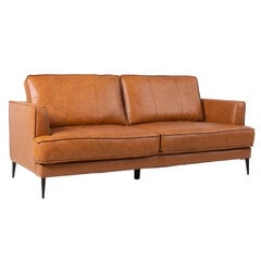 Dīvāns Leo 194x86xH85cm, gaiši brūns cena un informācija | Dīvāni | 220.lv