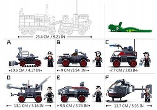 Конструктор военная машина Sluban Space war цена и информация | Конструкторы и кубики | 220.lv
