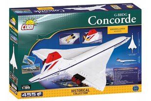 Konstruktors Cobi lidmašīna Concorde cena un informācija | Konstruktori | 220.lv