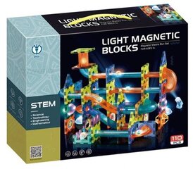 Magnētiskie bloki Stem, 110 elementi cena un informācija | Konstruktori | 220.lv