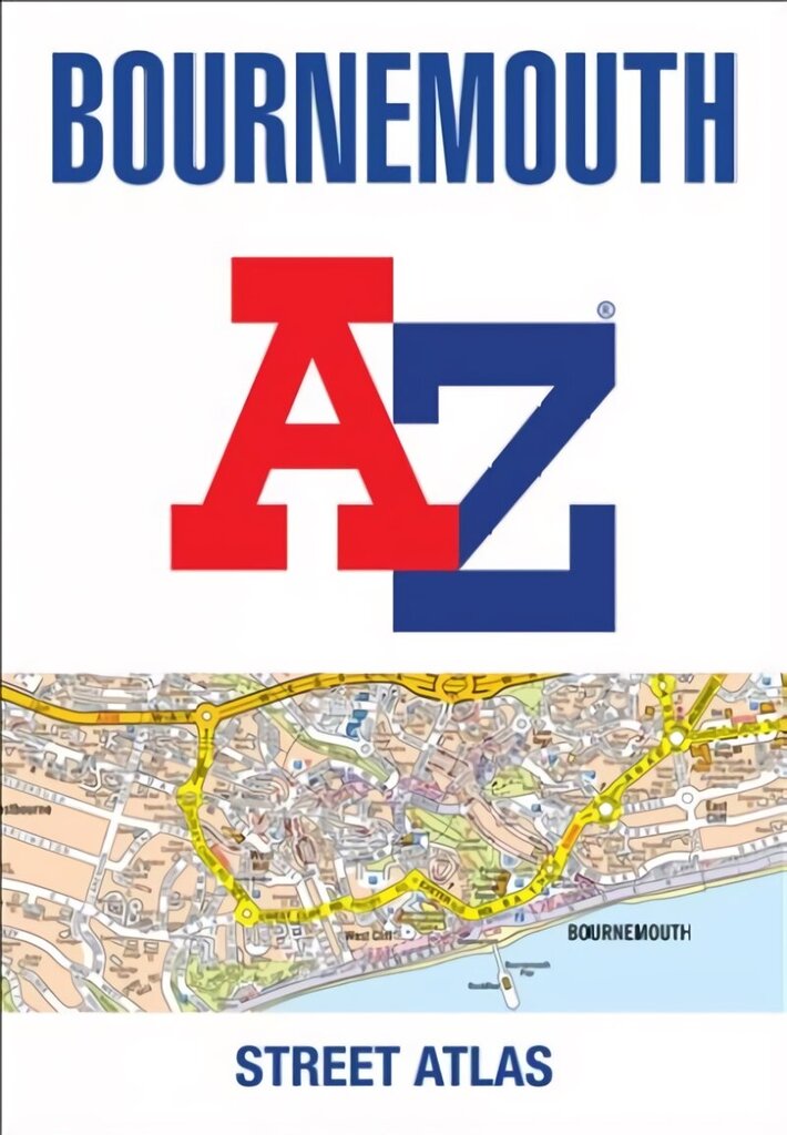 Bournemouth A-Z Street Atlas 9th Revised edition cena un informācija | Ceļojumu apraksti, ceļveži | 220.lv