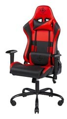 Spēļu krēsls Deltaco Gaming DC210R GAM-096-R, melns/sarkans cena un informācija | Biroja krēsli | 220.lv