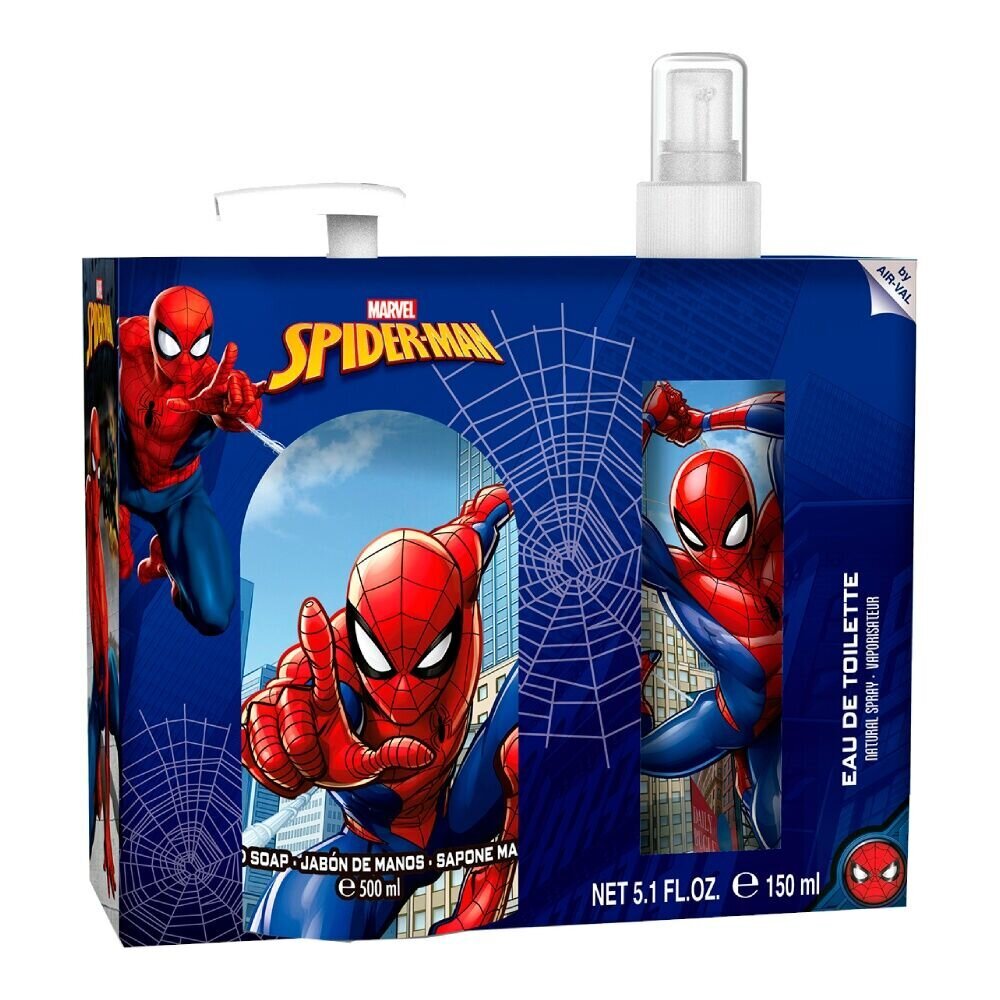 Komplekts EP Line Spiderman vīriesiem: tualetes ūdens EDT, 150 ml + ziepes, 500 ml cena un informācija | Bērnu smaržas | 220.lv