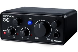 Presonus AudioBox GO, черный цена и информация | Звуковые карты | 220.lv