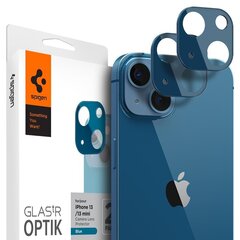 Spigen Optik Lens Protector, iPhone 13 mini / 13 Blue cena un informācija | Ekrāna aizsargstikli | 220.lv