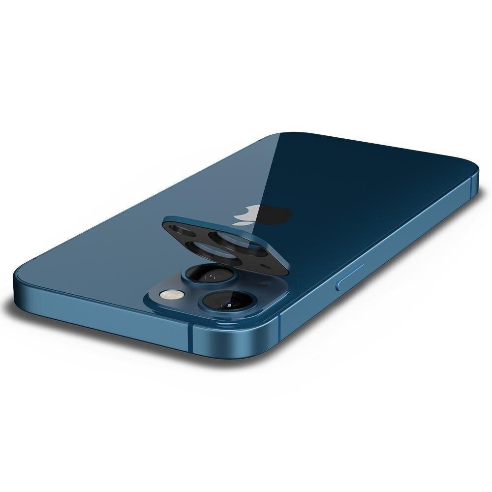 Spigen Optik Lens Protector, iPhone 13 mini / 13 Blue cena un informācija | Ekrāna aizsargstikli | 220.lv