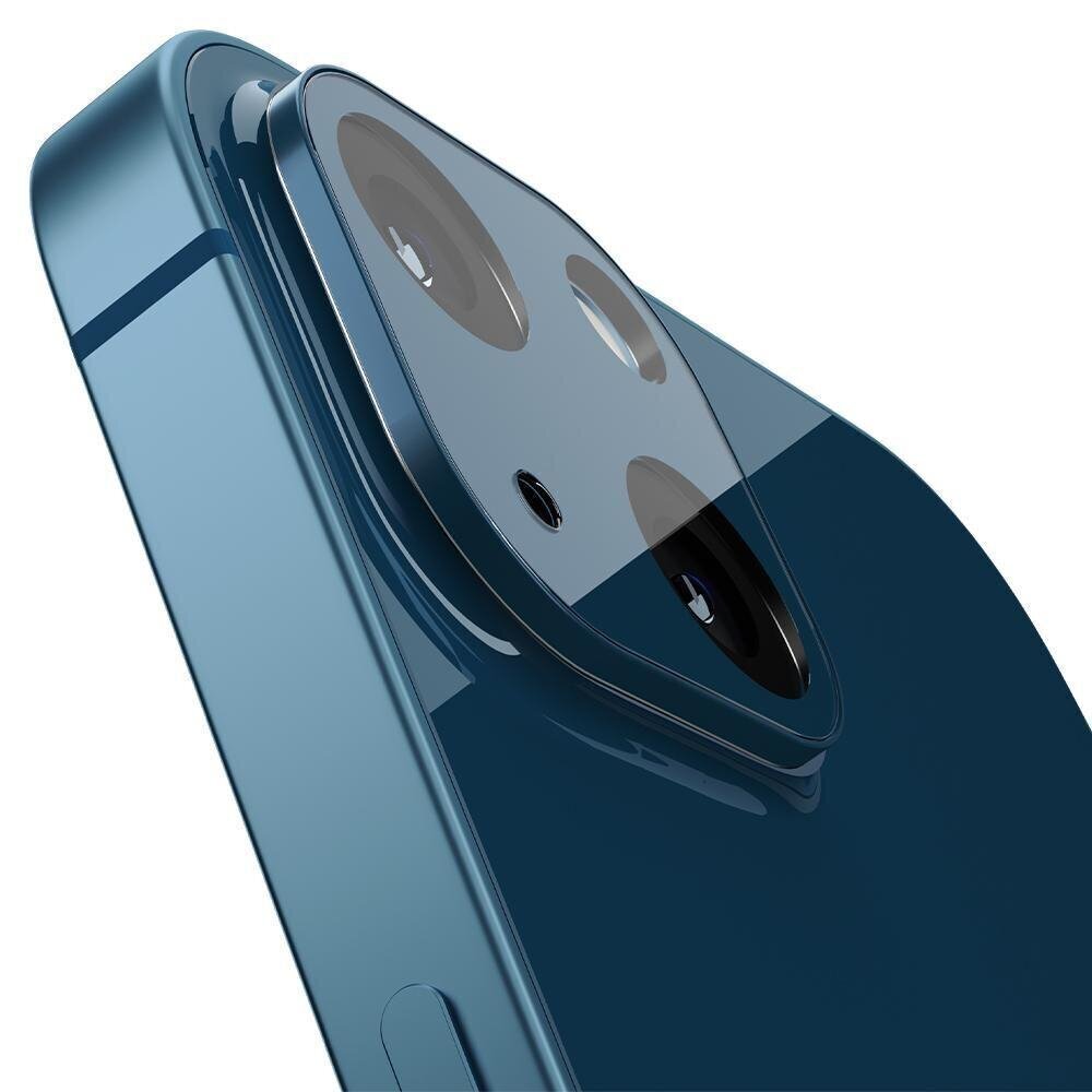 Spigen Optik Lens Protector, iPhone 13 mini / 13 Blue cena un informācija | Ekrāna aizsargstikli | 220.lv