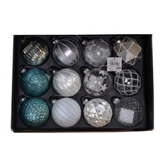 Елочный стеклянный шар "Делюкс", Ø 6см. цена и информация | Елочные игрушки | 220.lv