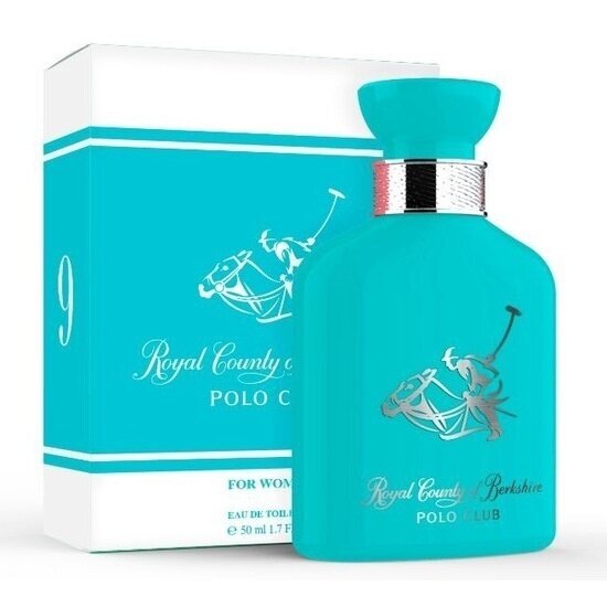 Tualetes ūdens The Royal County of Berkshire Polo Club Polo Club Blue For Women EDT sievietēm, 50 ml cena un informācija | Sieviešu smaržas | 220.lv