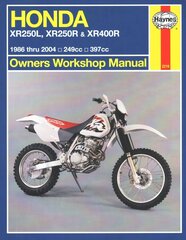 Honda XR250L, XR250R & XR400R (86 - 04) цена и информация | Путеводители, путешествия | 220.lv