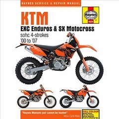 KTM EXC Enduros & SX Motocross sohc 4-strokes (00 - 07) cena un informācija | Ceļojumu apraksti, ceļveži | 220.lv