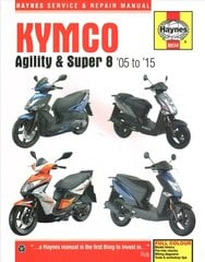Kymco Agility & Super 8 Scooters (05 - 15): 1995 to 2016 cena un informācija | Ceļojumu apraksti, ceļveži | 220.lv