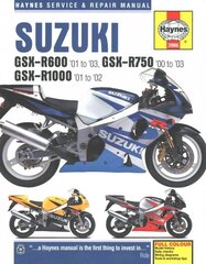 Suzuki GSX-R600, R750 & R1000 цена и информация | Исторические книги | 220.lv