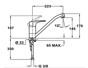 Смеситель Teka MB2 302 цена и информация | Кухонные смесители | 220.lv