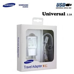 Samsung EP-TA20EWE Адаптивное зарядное устройство 15W USB 2A Galaxy S6 Note 4 N910 (EU Blister) цена и информация | Зарядные устройства для телефонов | 220.lv