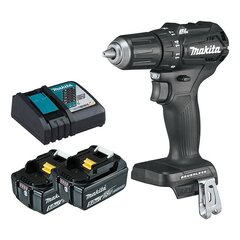 Дрель Makita DDF483RTJB; 18 В; Аккумулятор 2x5,0 Ач. цена и информация | Шуруповерты, дрели | 220.lv