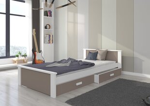 Gulta ADRK Furniture Aldex, brūns цена и информация | Детские кровати | 220.lv