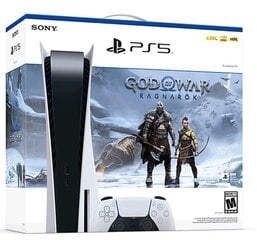 Sony Playstation 5 Blu-ray Edition + God of War: Ragnarök cena un informācija | Spēļu konsoles | 220.lv