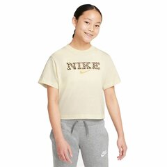 Детский Футболка с коротким рукавом Nike Sportswear Бежевый цена и информация | Спортивная одежда для женщин | 220.lv