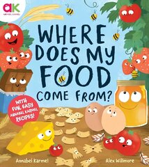 Where Does My Food Come From?: The story of how your favourite food is made цена и информация | Книги для подростков и молодежи | 220.lv