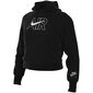 Džemperis Meitenēm ar Kapuci AIR FT CROP HOODIE Nike DM8372 010 Melns cena un informācija | Sporta apģērbs sievietēm | 220.lv