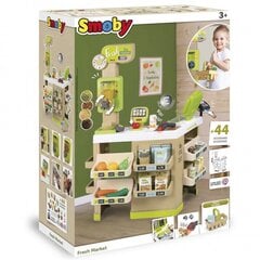 Tirdzniecības centrs bērniem Smoby Fresh Market 43 piederumi cena un informācija | Rotaļlietas meitenēm | 220.lv