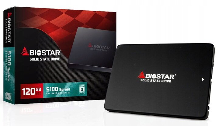 Cietais disks SSD Biostar S100 120GB cena un informācija | Ārējie cietie diski | 220.lv