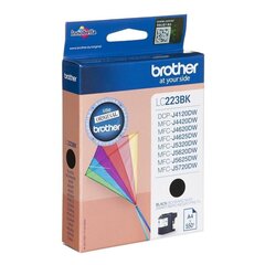 Brother LC-223BK Ink Cartridge, Black cena un informācija | Tintes kārtridži | 220.lv